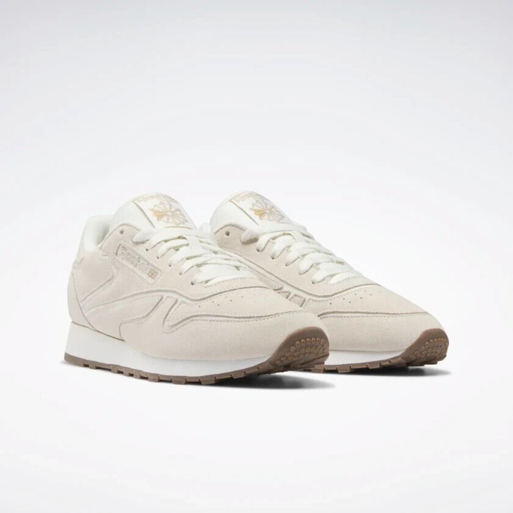 Reebok Women's Classic Leather Chalk Sneakers Size 10.5 us HQ7139